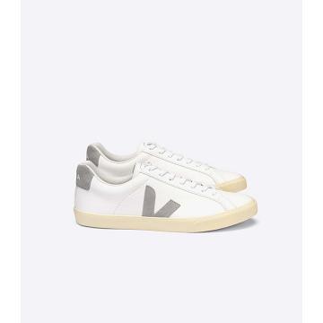 Women's Veja ESPLAR CHROMEFREE Sneakers White/Grey | ZA 611MQZ